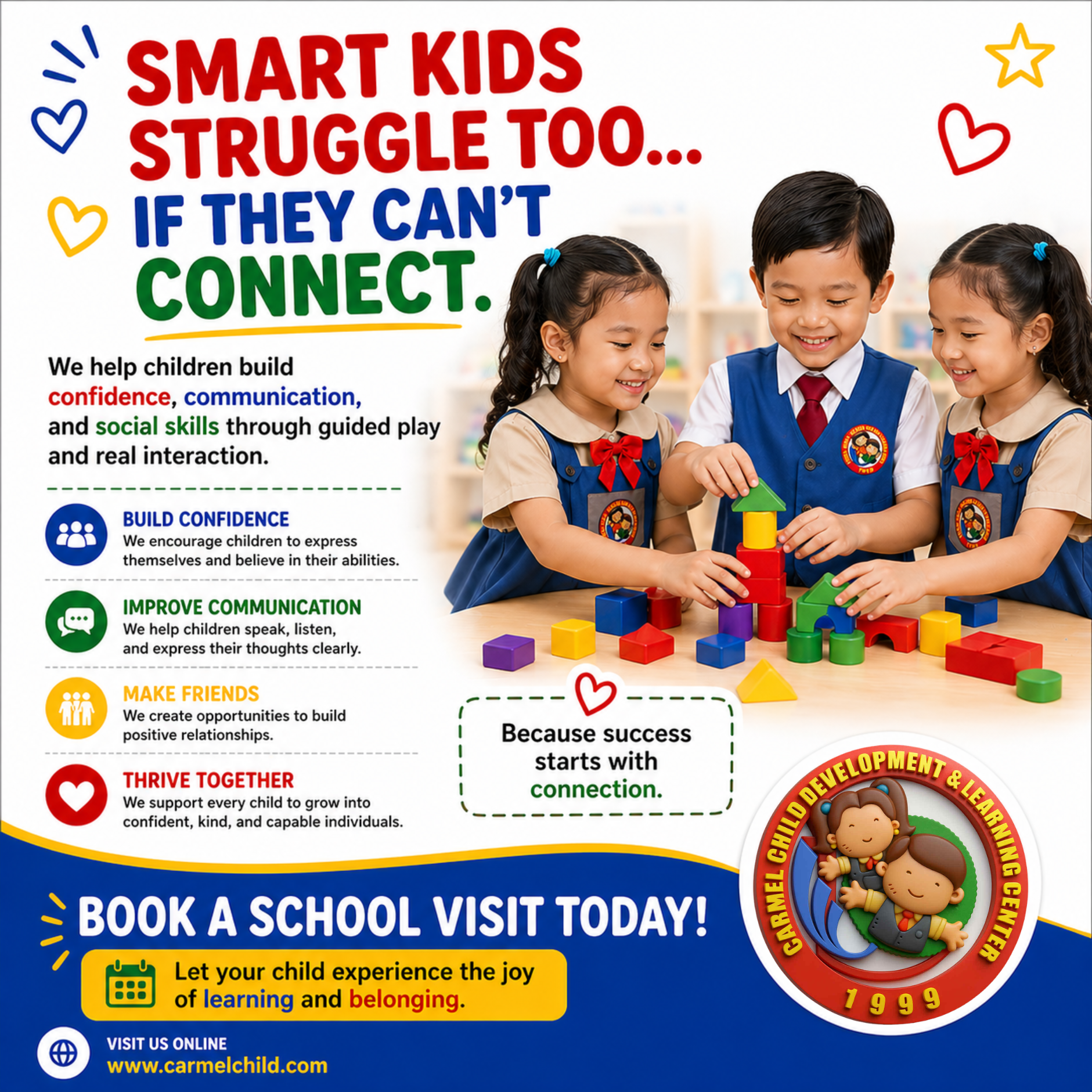 Smart kids struggle too if they cannot connect